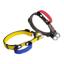 대형견목줄 애견목줄 강아지목줄 마틴게일 초크체인 진돗개 리트리버 목줄, XL, 옐로우