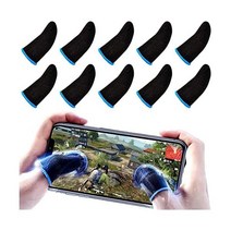 J-Kare Finger 슬리브 for 게이밍 | PUBG Gloves Thumb 모바일 Gamer Dedales para Dedos Pack of 10