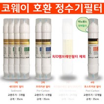웅진 코웨이 CT-270 13인치 양방향 프리미엄 정수기필터 RO80 리필 1년치세트