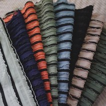 원단대장 폴리스판 니트 날개사 팔랑거리는천 의류용, 카키색