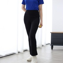 여성 스판바지 부츠컷레깅스 트레이닝 골프연습복