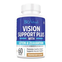 바이오 네츄럴스 VISION SUPPORT PLUS 루테인 제아잔틴 리코펜 빌베리 케르세틴 60개