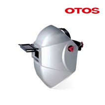 오토스 용접면 W-86AN 맨머리형 수동 용접용품 OTOS, 그레이