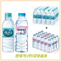 농심 백산수 330mlx(20개) + 아이시스생수 300mlx(20개), 80개, 300ml