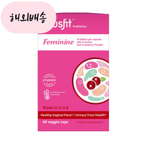머스핏 유산균 페미닌 100억 60 베지캡슐, 1개, 60개