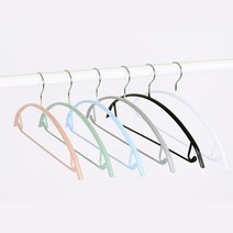 스틸소재 어깨뿔 방지 니트 걸이용 옷걸이 3개 신혼부부 신입사원 뽕, 인디핑크1p