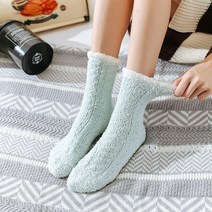 끌리시아 여성 파스텔 배색 임산부 산후조리 수면양말 5켤레 세트 FISS04
