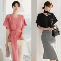 시크라인 플리엔 벨트 블라우스 CLMB-B-12