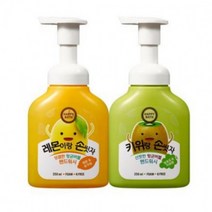 해피바스 레몬이랑 손씻자 키위랑 손씻자 버블 핸드워시 손세정제, ☆해피바스키위랑손씻자250ml1개