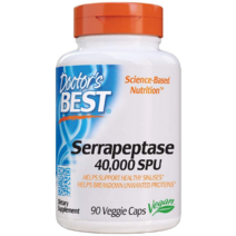 닥터스베스트 세라펩타제 Doctors Best Serrapeptase 40 000SPU 베지캡슐