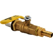 Krome Brand No Weld Homebrew Beer Kettle Valve Conversion Kit - Brass, 1