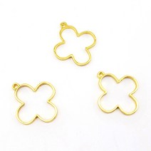 레진틀 공예 프레임 아트 클로버 악세사리 부자재, RA013 : 클로버