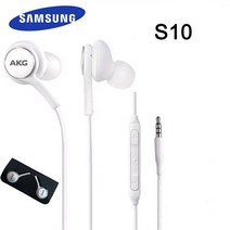 삼성 AKG 이어폰 EO-IG955 3.5mm 마이크 유선 헤드셋 Xiaomi 화웨이 갤럭시 s10 S9 S8 S7 S6, [03] S10 White