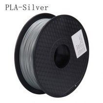 [해외] KINGROON PLA ABS TPU 필라멘트 1.75MM 1KG 2.2LBS 3D 프린터 용 3D 플라스틱 소모품 3D 펜 정확도 +0.02MM 스풀, PLA Silver