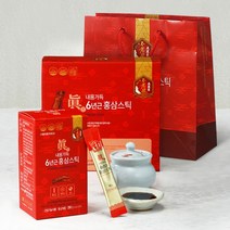 내몸가득진6년근홍삼스틱50포(쇼핑백포함) 대동고려삼 진세노사이드 부모님선물 사포닌 면역력증진 피로개선 혈액흐름개선 기억력증진 항산화 건강기능식품 온가족 남녀노소 영지 하수오 백작약, 2박스, 10g 50포