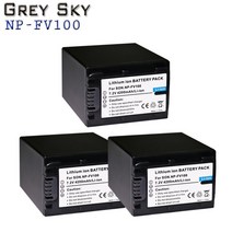 호환제품 NP-FV100 배터리 SONY PXW-X70 PXW-Z90 HXR-NX80 NX70 FDR-AX700 AX60 AX100E AXP55 캠코더 호환, 05 Package 7