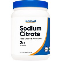 Nutricost 뉴트리코스트 구연산 나트륨 시트르산 파우더 분말 907g
