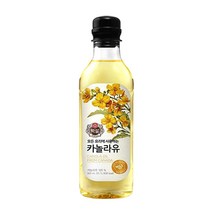 백설 청정원 해표 해바라기유 요리유 카놀라유 올리고당 맛술 진간장 식초(유통기한임박제품), 백설 카놀라유500ml (유통기한:23년2월)