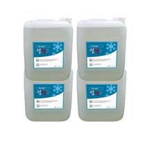 설캅스 제설제 액상 친환경 블랙아이스 빙판길 도로 20리터, 4개