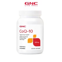 GNC 코큐텐 코엔자임Q10 100 mg 소프트젤 120정, 1개, 기본