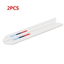 방음스펀지 동차풍절음 흡음테이프 풍절음고무몰딩유니버설 2Pcs 자동차 앞 후면 범퍼 수호자 코너 가드 스