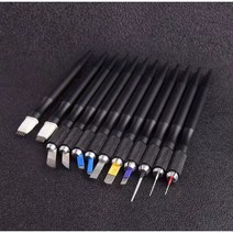 블랙 엠보펜 엠보대 반영구재료 수지엠보 멀티엠보 니들펜 + 마스터니들증정
