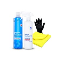 바인더 고광택 왁스 500ml 자동차 물왁스 광택제 퀵 디테일러 차량광택제 습식코팅제 타월, 바인더 고광택 왁스 500 세트