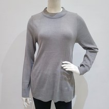 임페리얼 골프웨어 여성 가성비! 행사 상품 아크릴 단색 롱기장 반목 반하이넥 니트 티셔츠 (그레이) BCPPZ2402 (임페리얼 부천 뉴코아)