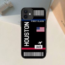 시카고밴더 보스턴 뉴욕 마이애미 시카고 비행 티켓 소프트 TPU 커버 폰 케이스 Apple IPhone 11 Pro XS MA, 06 a8_15 for iPhone XR