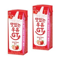 남양유업 맛있는 우유 GT 멸균 딸기 180ml x 48팩 1971593
