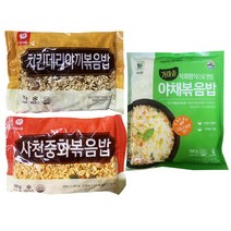 천일식품 치킨데리야끼볶음밥 300g+사천중화볶음밥 300g+사조대림 가마솥 야채볶음밥 180g