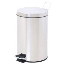 댐퍼 무소음 분리형 스텐 페달 휴지통 8L