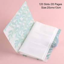 120 슬롯 스토리지 북 스티커 오거나이저 홀더 디스플레이 컨테이너 박스 수집 패키지 케이스 포토 앨범 폴더 백 TRTZB, 03 TZB01