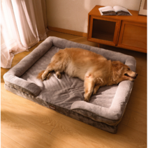 투데이우탄 대형견 침대 매트리스 넉넉한 대형사이즈, 투데이우탄 대형견 침대 스카이-특대