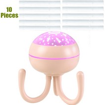 가습기 아로마 디퓨저 침실 용 전기 물 미스트 led 야간 조명이있는 가정용 자동차 식물 정수기 300ml, 패키지 1