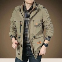남성 ROUGH야상 하프 후드점퍼 잠바 남자 바람막이 봄 가을 사파리 자켓 항공 블루종