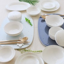 한국도자기본차이나 파스텔가든 예단반상기세트 16pcs, 예단포장