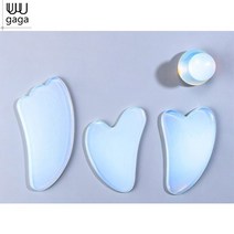유유가가 오팔 괄사 마사시기 투명하고 신비로운 컬러 페이스&바디 마사지, V라인오팔