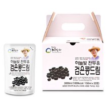 하늘빛 검은콩드림 14개 검은콩 전두유 검은콩두유 전체식 두유 첨가물없는두유 아침대용식 아침식사대용 하늘빛두유