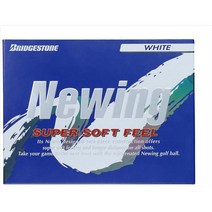 브리지스톤 (BRIDGESTONE) 골프공 뉴잉 슈퍼 소프트필 남여공용 그래디셔널 소프트코어, 01.백색