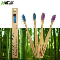 대나무칫솔 친환경 생분해성칫솔 밤부스토리 성인용 미세모 1입 x 5개