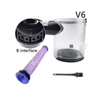 사이클론 집진기 분리기 싸이클론 정미기 흡입기 목공 통포함 다이슨 v6 v7 v8 v10 v11 부품 로봇 진공 청소기 hepa 필터 코어 먼지 컵 사이클론 모터 바디 스마트, 13