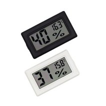 피부측정기 소형 디지털 LCD 디스플레이 편리한 실내 온도 센서 습도계 2PCs, [01] Beige, 01 Beige