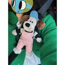 해외 직배송 단품 세트 선택형 귀여운 강아지 월레스와 그로밋 안전벨트 커버 인형 클립 쿠션 보호대 소품 검수 출고, AH.타입 단품+카메라 소품 포함