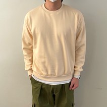 이지웨얼 기모 맨투맨 오버핏 무지 루즈핏 스웻셔츠