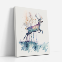 아트앤코 DIY 보석십자수 액자 캔버스 일체형 50x40cm, 1세트, 점프디어