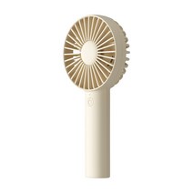 지수라이프 휴대용 핸디형 선풍기, 브라운, FA21