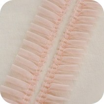 레이스원단 폭 5CM 핫 플리츠 메쉬 기퓌르 레이스는 Lae 리본 접힌 칼라 드레스 드레이프 커튼 가장자리 자수 공예를 공급할 수 있습니다, [01] 5cm Wide, [06] Light Pink