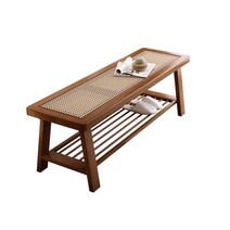 현관 배란다 발코니 벤치 긴의자 원목, 호두2단120x35x42