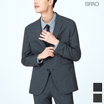 스파오 체크수트 상의 SPSJ923M02
